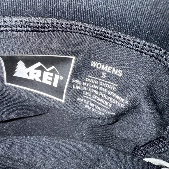 REI Co-op Active Running Shorts Womens Small‎ Gray Black Athletic Gym - Picture 3 of 6